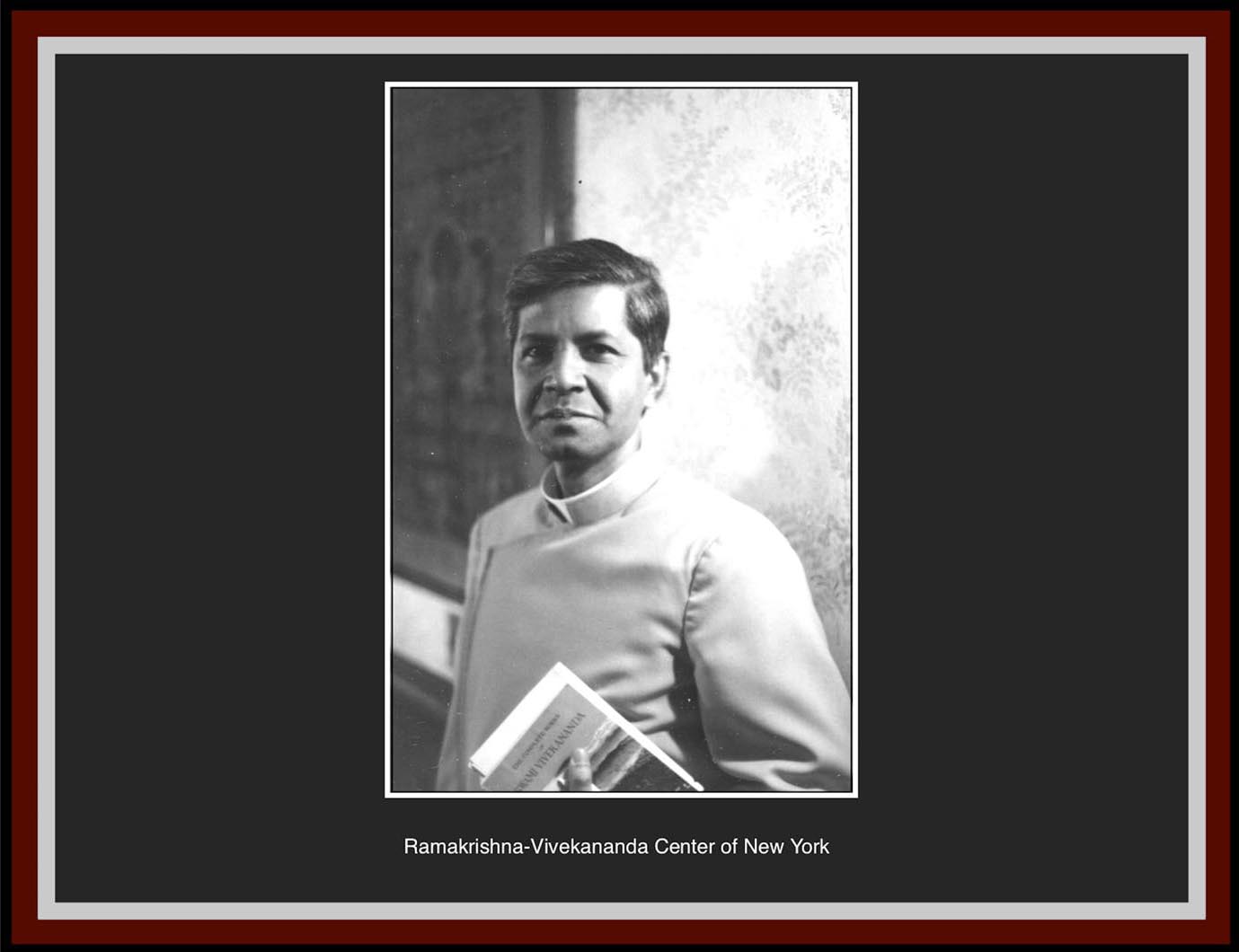 Swami Adiswarananda at the Ramakrisha-Vivekananda Center of New York.