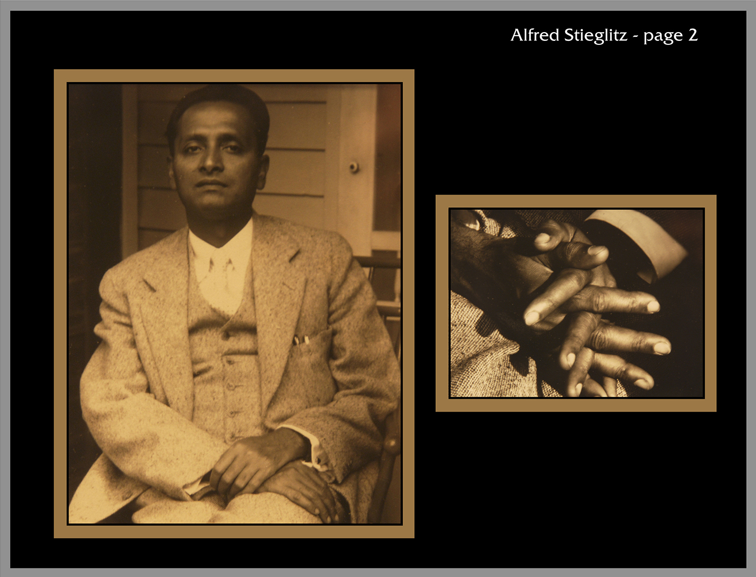 Alfred Stieglitz page 2.