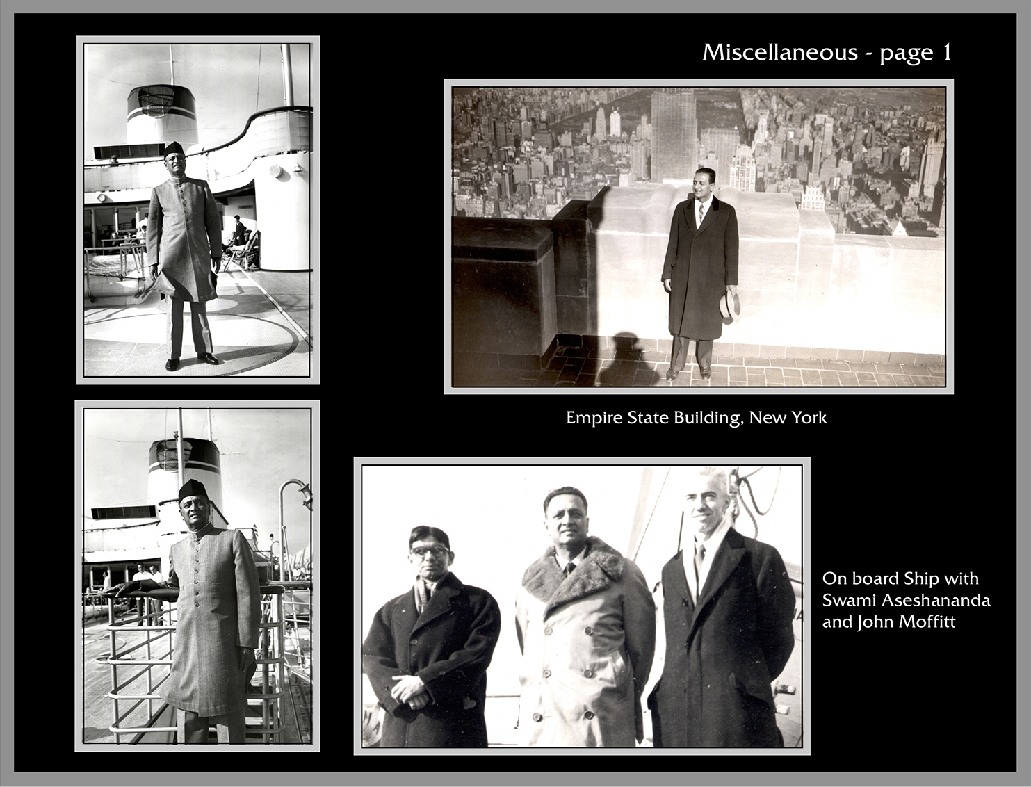 Miscellaneous page 1.