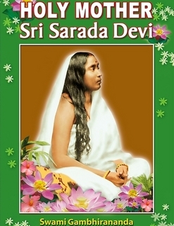 Holy Mother Sri Sarada Devi cover, features photo of Sri Sarada Devi
