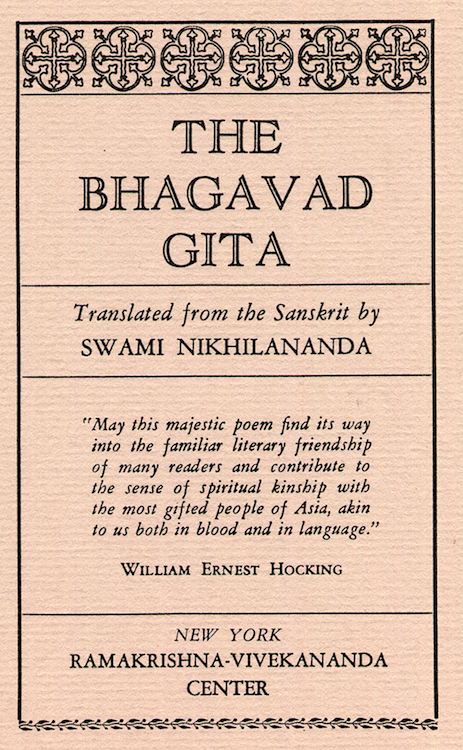 The Bhagavad Gita: Pocket Edition cover